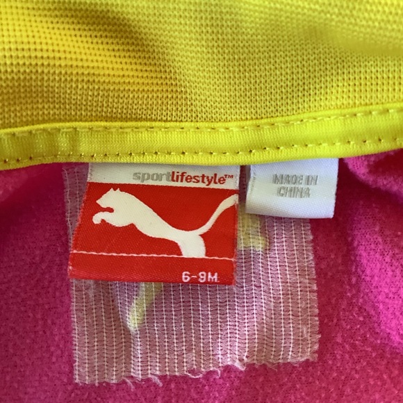 Puma Infant Jacket 6-9 Months Hot Pink - Picture 4 of 6